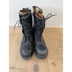 Vintage Bates Boots Mens 12 Black Gore-Tex Waterproof Combat Vibram 90s Liners